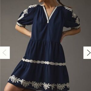 Velvet by Graham & Spencer Josephine Dress 100% cotton sz small